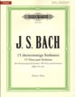 15 Three Part Inventions, BWV 787-801 piano sheet music cover